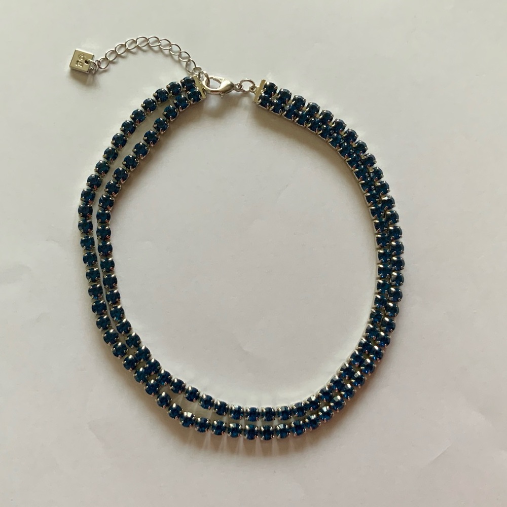 OPEN EDIT Tennis 14”Collar Necklace